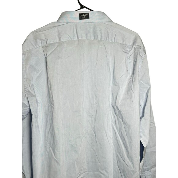 J. Crew Mens Blue Slim Untucked Performance‎ Button Down Dress Shirt Size XL - Picture 13 of 15